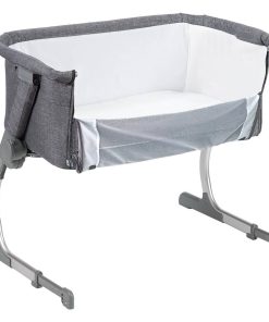 Alternative view of Mini Berço Portátil Acoplado Side by Side – Cinza