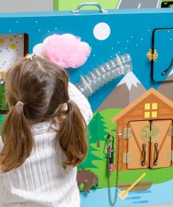 Alternative view of Painel Sensorial BusyBoard – Floresta